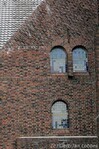 Detail gevel met rondboogvensters.
<br/>
Gert-Jan Lobbes, 2016